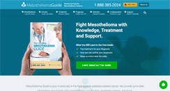 Desktop Screenshot of mesotheliomaguide.com